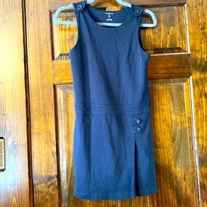 Land’s End navy blue girls dress. Size 10
